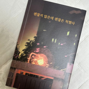 괜찮지 않은대 괜찮은 척 했다(시/에세이)