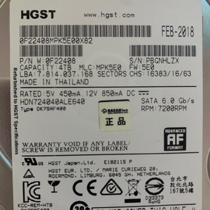 HGST 4TB