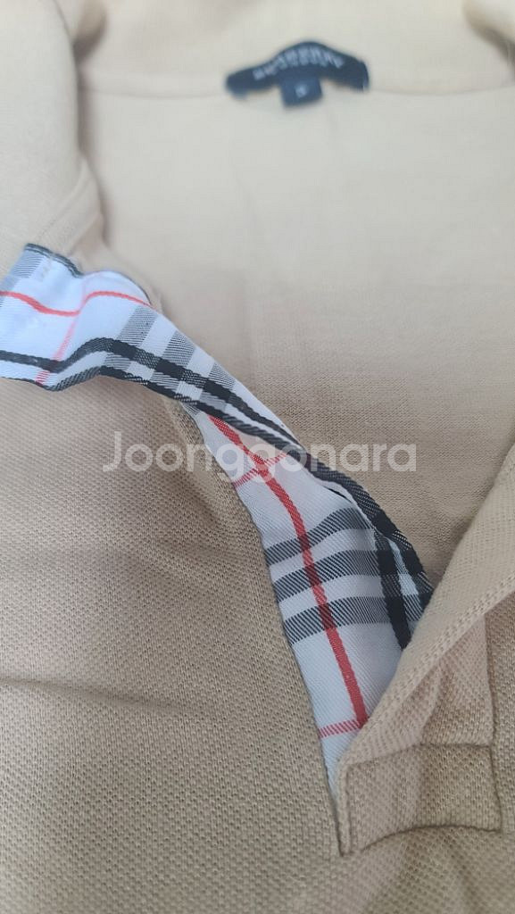 버버리 pk티 카라티 s사이즈(한국m)--1