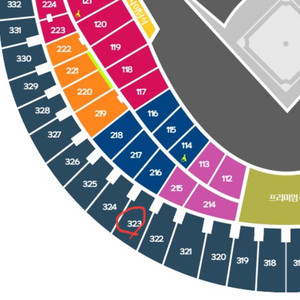 8/31 롯데 vs 두산 3루 323블럭 통로 4연석