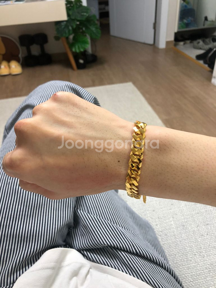 순금 팔찌 10돈 24k--2