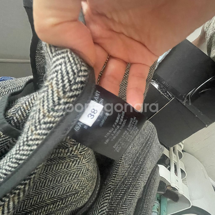 이자벨마랑 샤를리 헤링본 체크 자켓--2