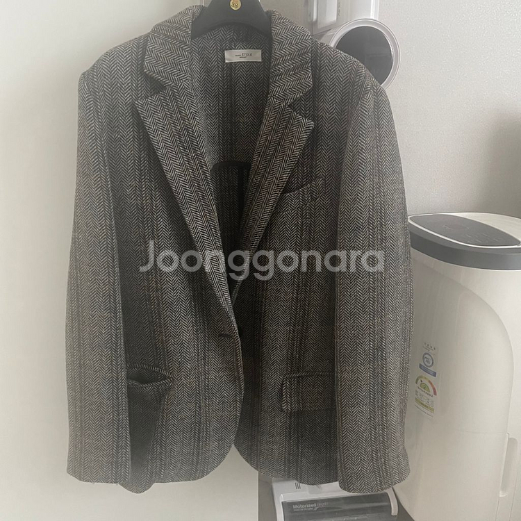 이자벨마랑 샤를리 헤링본 체크 자켓--1