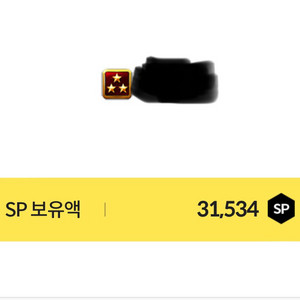 서든 31,534sp 통 6만원으로 판매합니다.