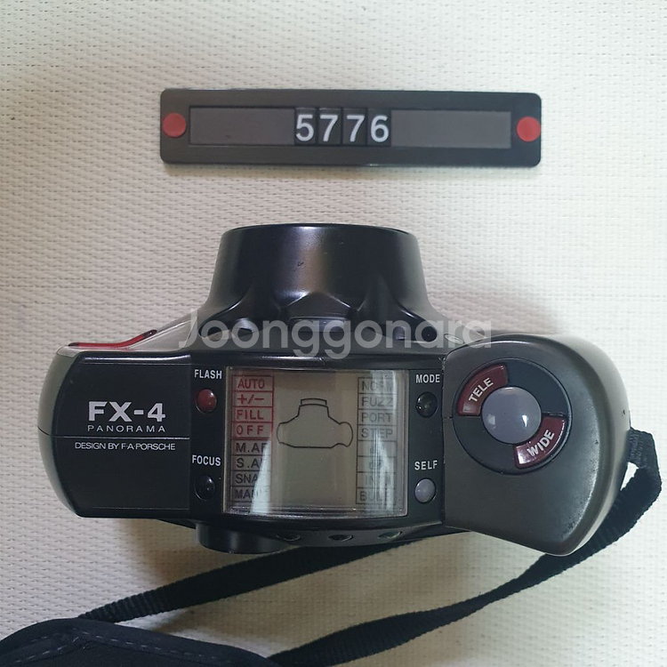 삼성 FX-4 파노라마 필름카메라 파우치포함--1