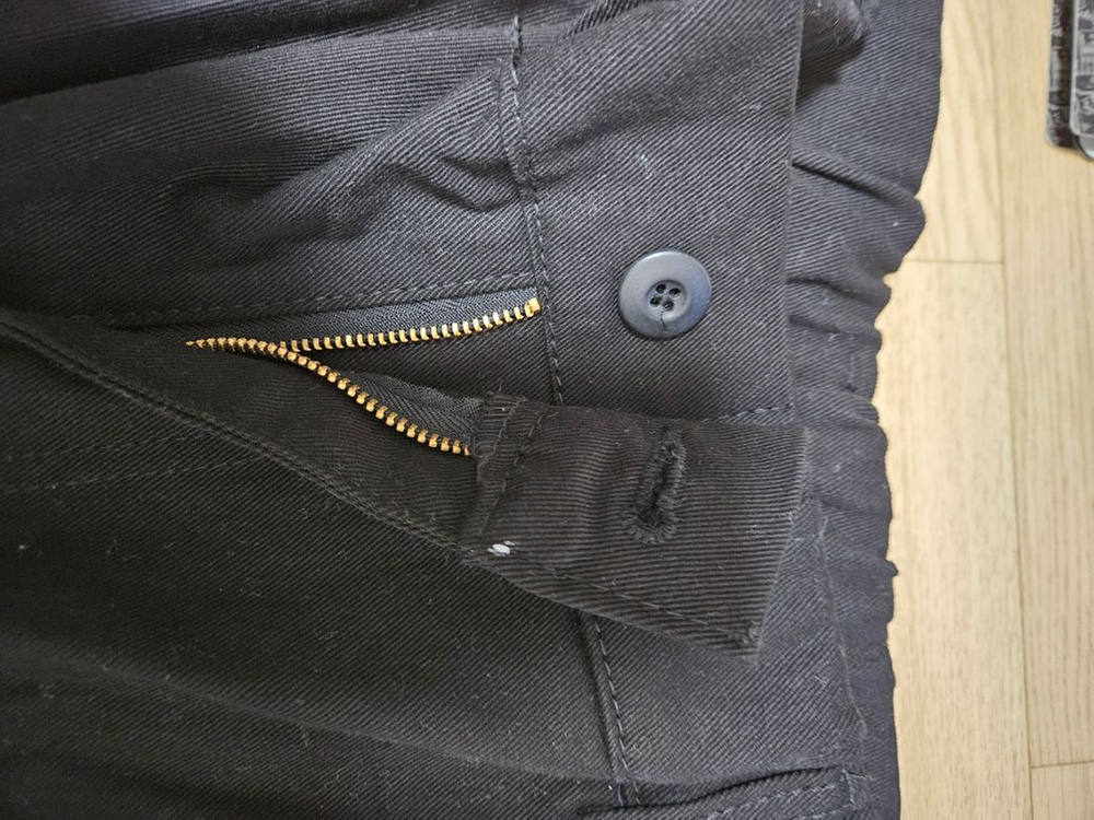 페플 면바지 검정 새거--1