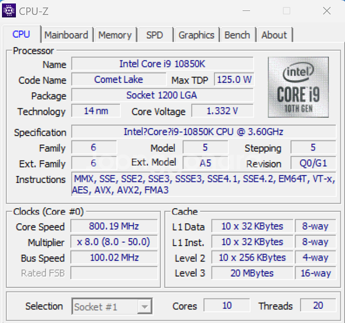i9 10850k+z490 gigabyte aorus--5