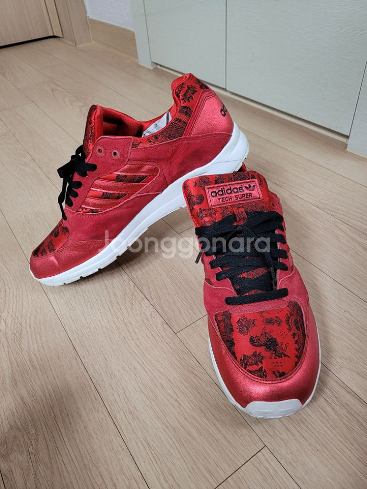 아디다스 Adidas 테크슈퍼 운동화 285 레드--8