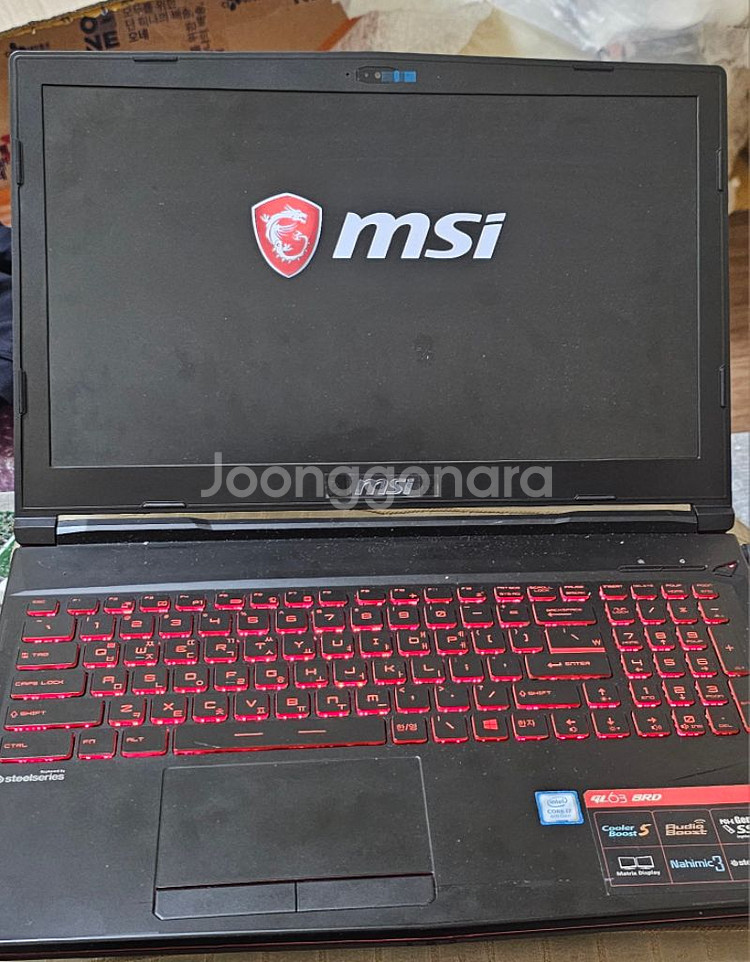 msi gl63 8rd 게이밍 노트북 팝니다--1