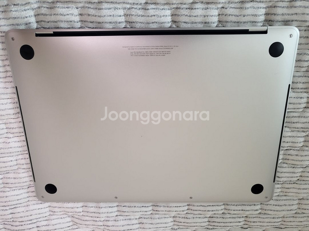 맥북 프로2019 i5 ssd500 ram 16g--2