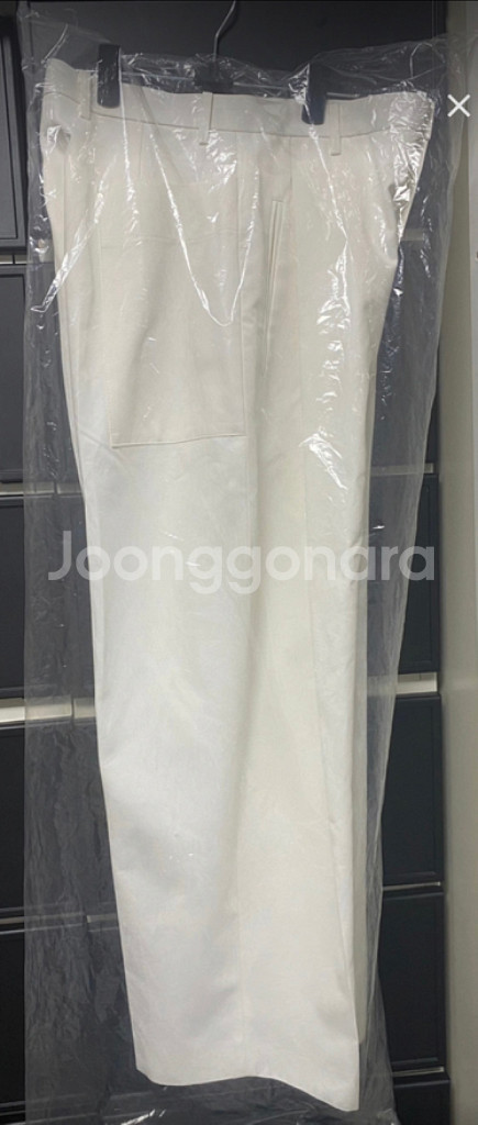 봄여름 파사드페턴 M사이즈 라운드코튼팬츠--1