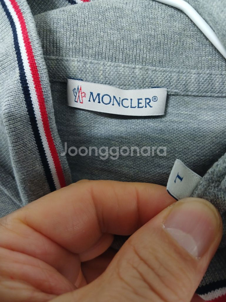 명품 여성 몽클레어 반팔 카라티셔츠 (새상품급.100)--4