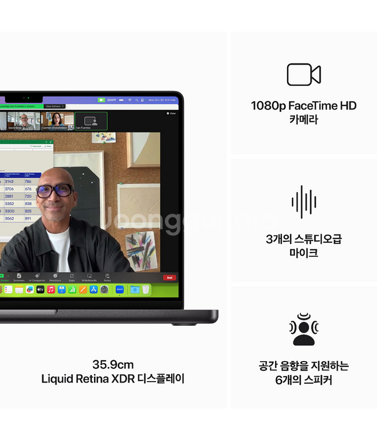 Apple 맥북 프로 14 스페이스 블랙 • M3 Pr--2