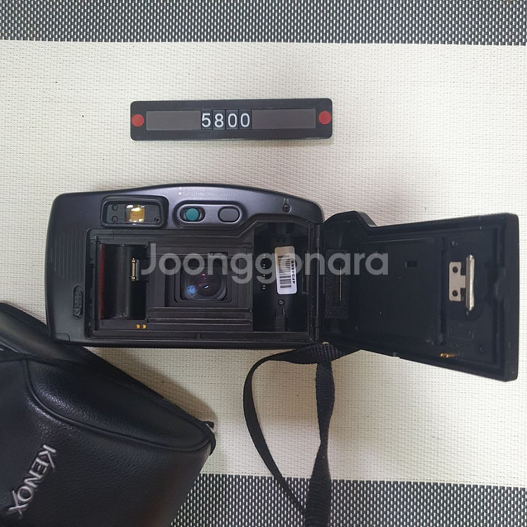 삼성캐녹스 퍼지줌 1050 필름카메라 파우치포함--4