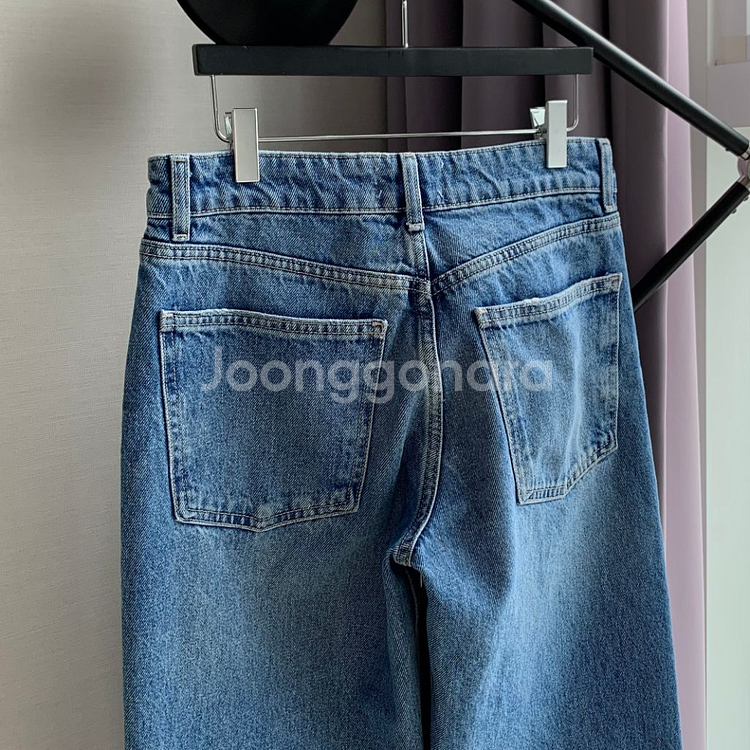 (27)ZARA 자라 중청 부츠컷 데님 청바지 플레어진--6