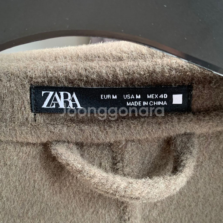 (100) ZARA 자라 남자 봄 가을 간절기 울 코트--5