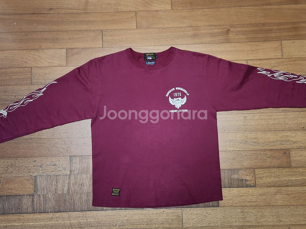vanson 밴슨 롱슬리브[Large,made usa]--2
