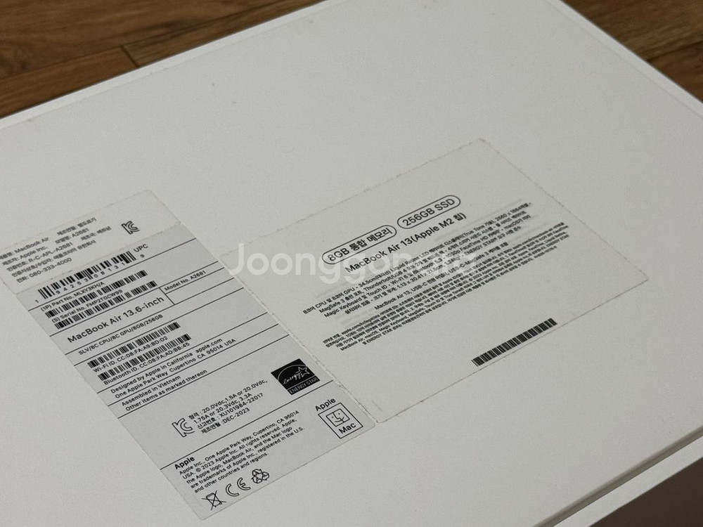 m2 맥북에어13.6인치 8gb 256gb 신품급--6