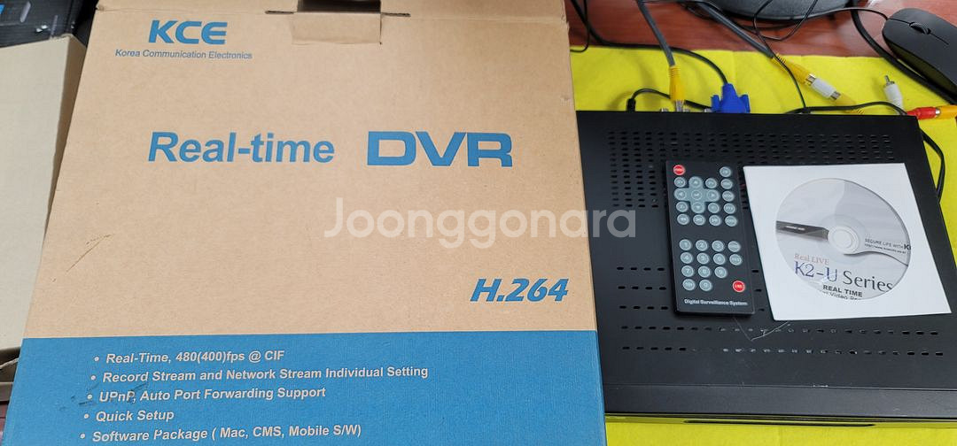 KCE 4채널 아나로그 CCTV 녹화기 K2-U400--7