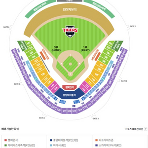 기아타이거즈 9/4(수) vs 한화 3루 K8