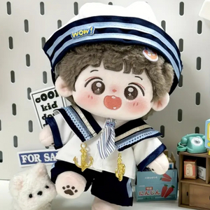 20cm 인형옷 네이비 세트