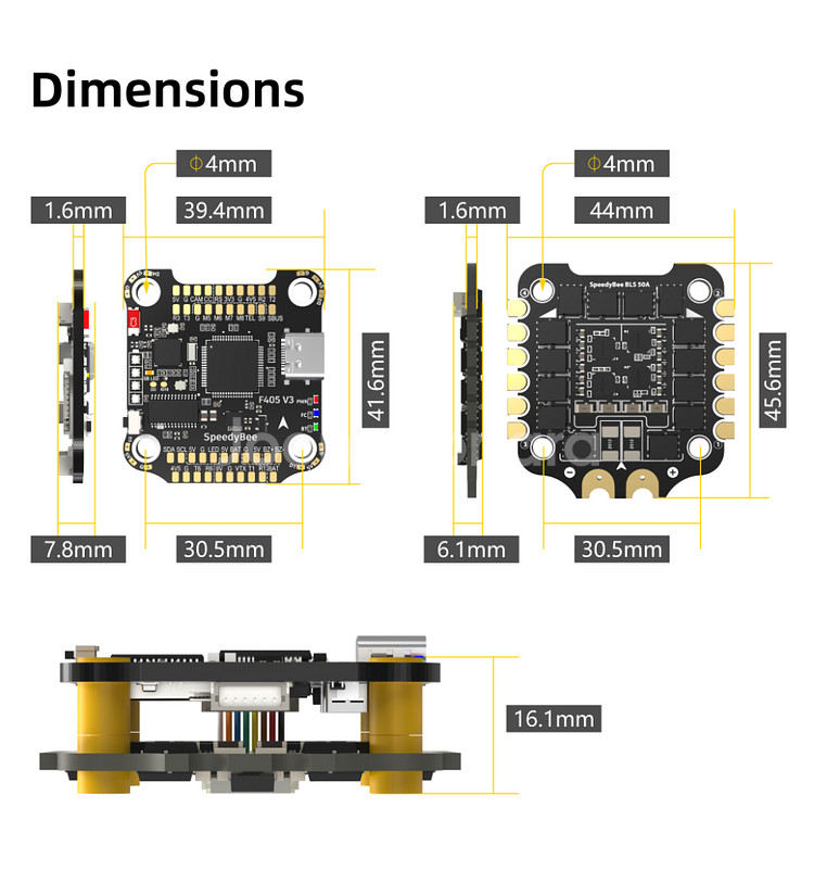 FPV 드론 SpeedyBee F405 V3 BLS 5--4