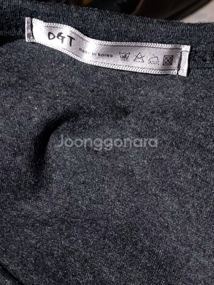 M DGT 레터링 프린트 티셔츠 상태A--6