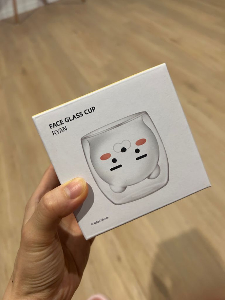 라이언 유리컵 미개봉 새것--2