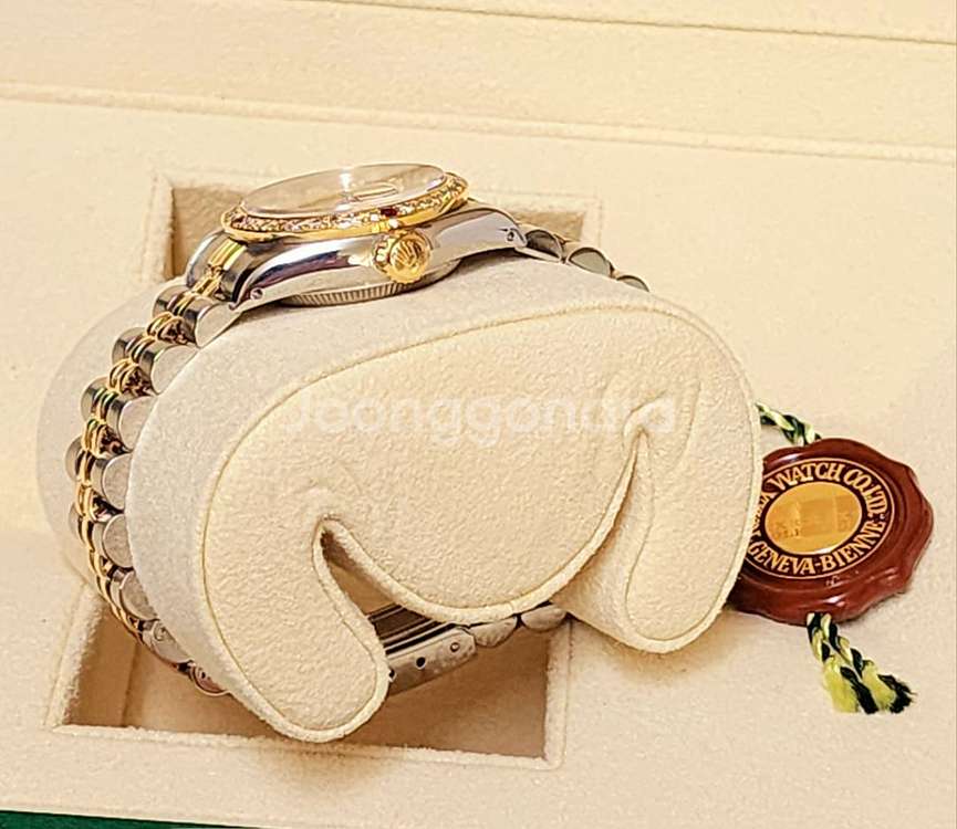로렉스 다이아 26mm 시계 정품 감정서포함 여성용--4