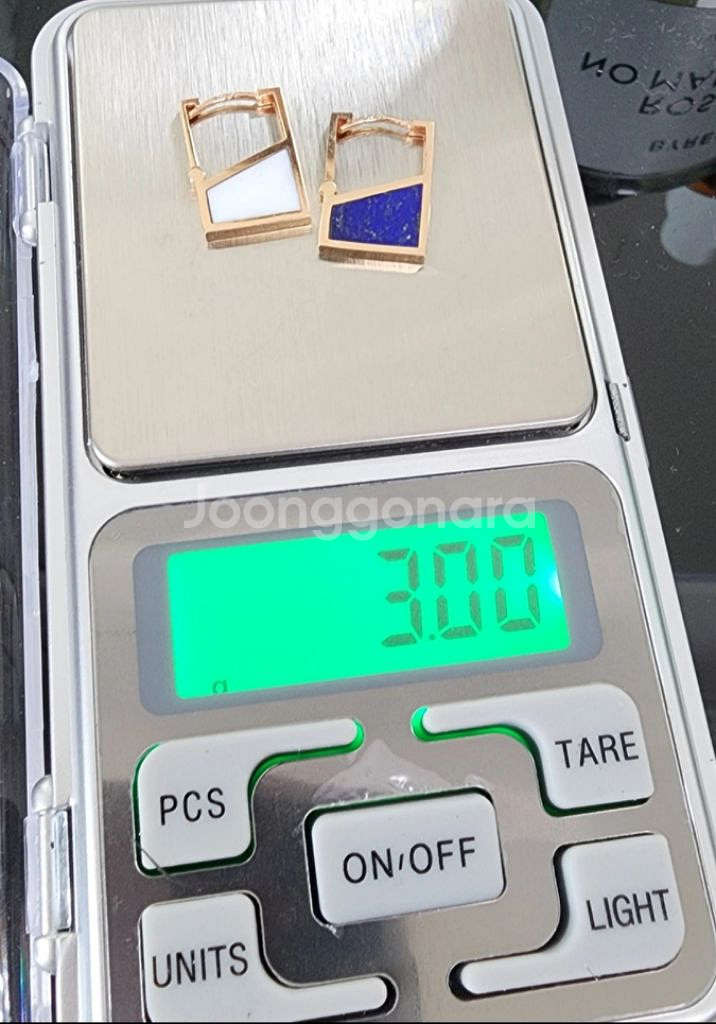 14k 특이한 에폭시 귀걸이(가격인하!)--3