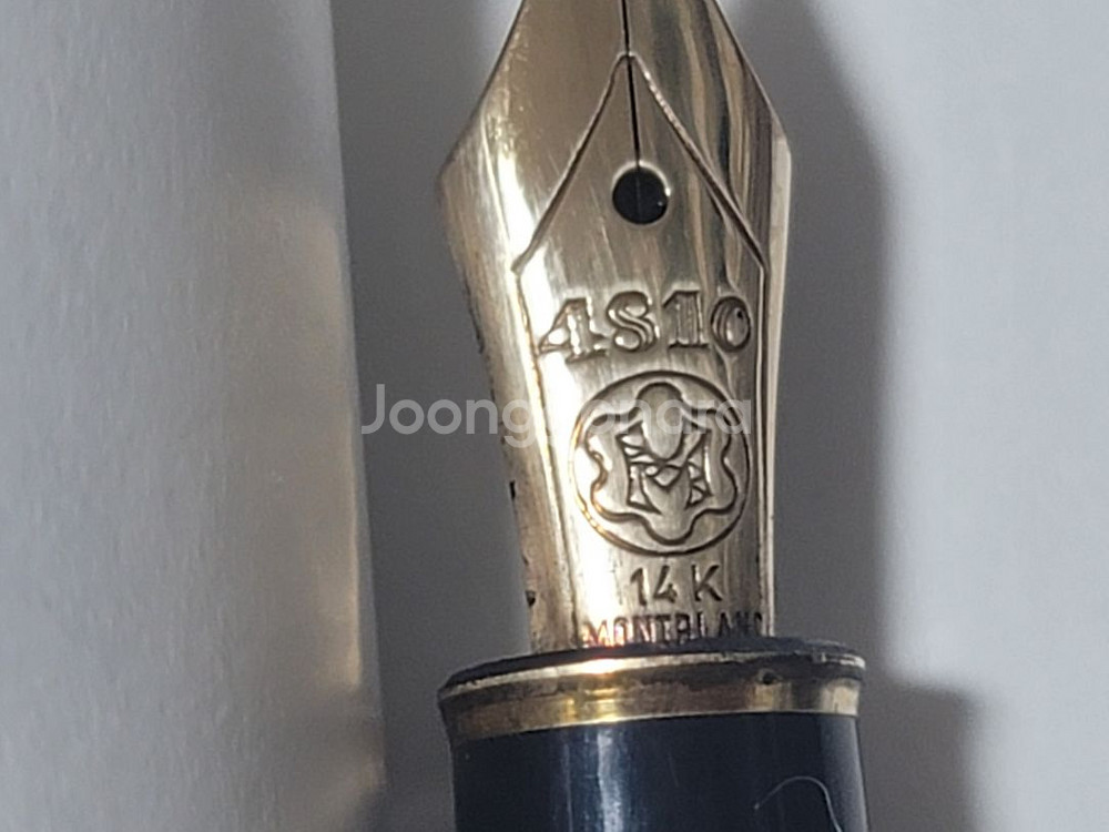 몽블랑 마스터스튁 144 만년필 - 14K 골드 M촉--4