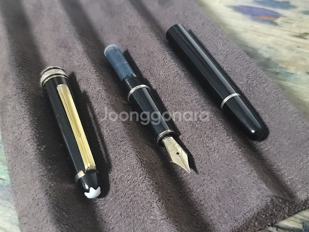몽블랑 마스터스튁 144 만년필 - 14K 골드 M촉--6