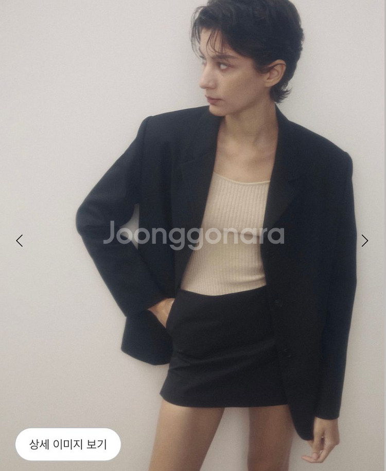 [새상품] 시에 sie 로에 클래식 테일러드 재킷 블랙--1
