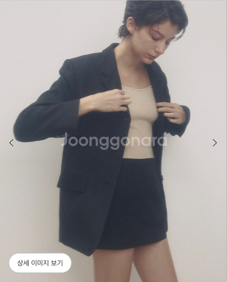 [새상품] 시에 sie 로에 클래식 테일러드 재킷 블랙--3