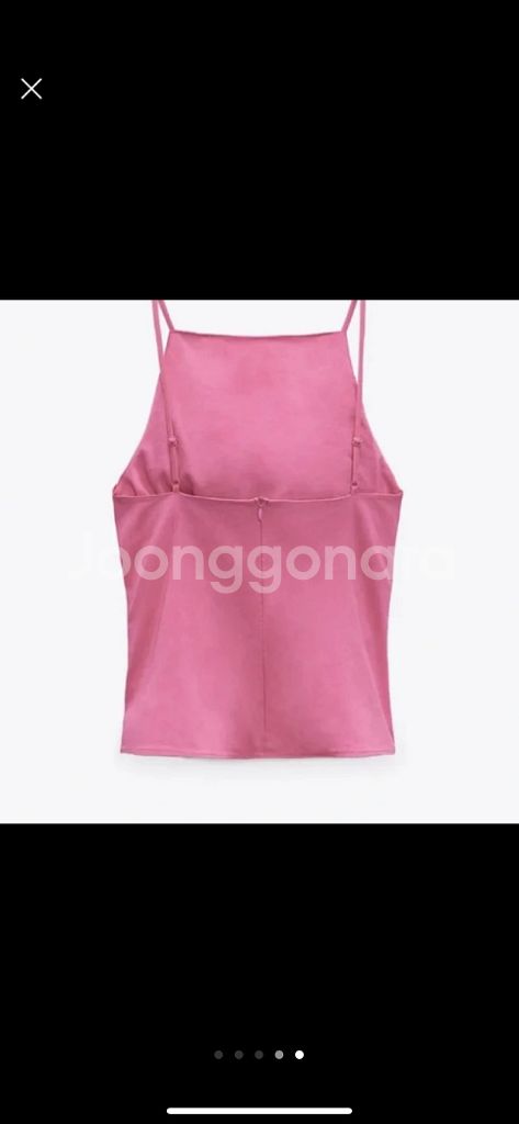 [새상품]ZARA 린넨 혼방 홀터탑(size : xs)--4