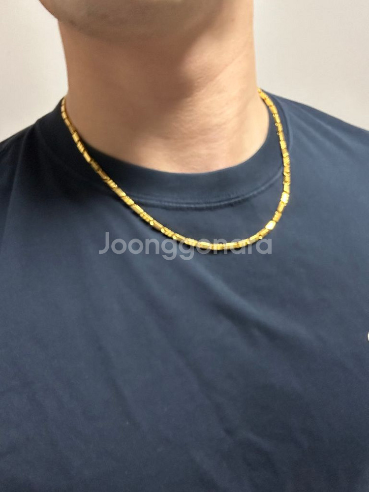 24k 순금 목걸이 10돈 (18k고리포함)--1