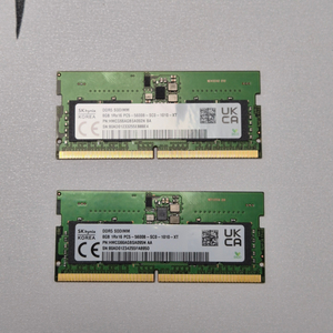 SK하이닉스 노트북용 8GB DDR5 5600 2개일괄