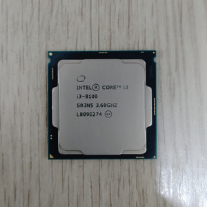 인텔 i3 8100 컴퓨터 8세대 cpu 4코어4스레드