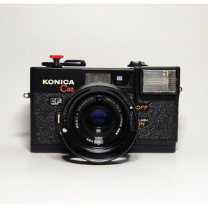 코니카. KONICA C35 EF. 필름카메라.