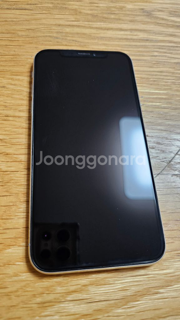 아이폰X 64GB 내부액정 파손, 배터리 74%(부품용--2