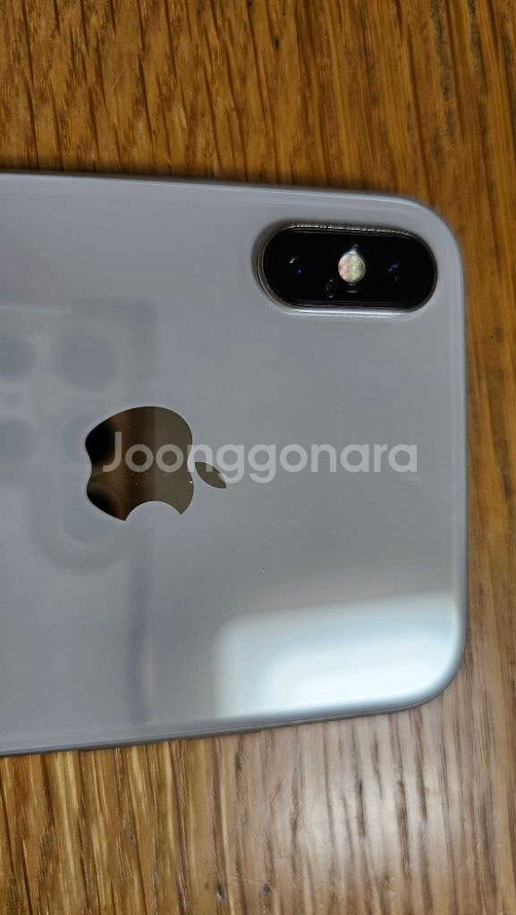 아이폰X 64GB 내부액정 파손, 배터리 74%(부품용--4