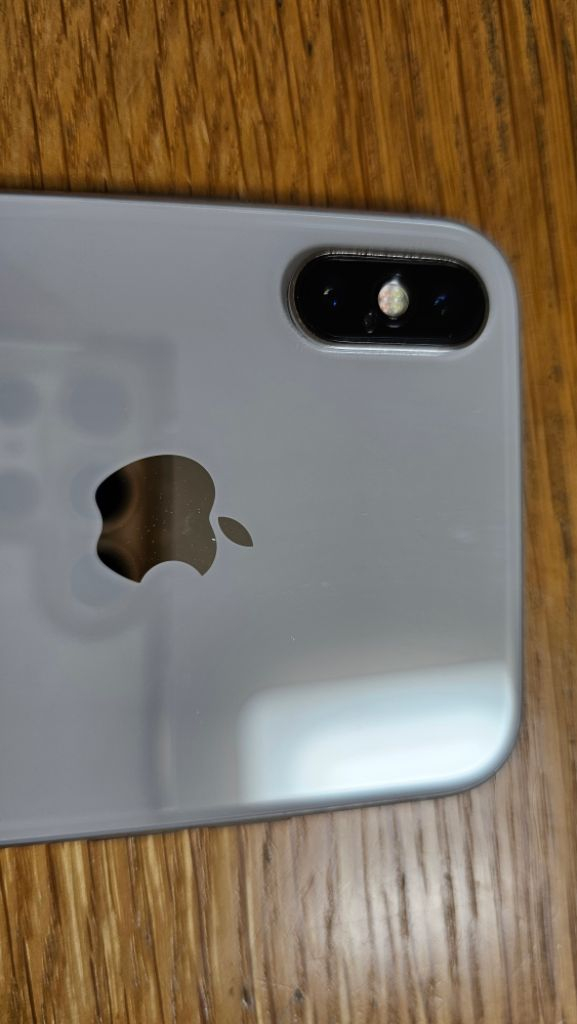 아이폰X 64GB 내부액정 파손, 배터리 74%(부품용--4