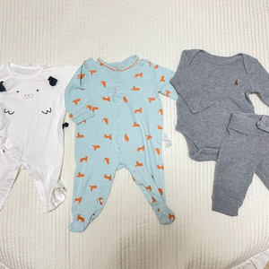 바디수트 3벌 일괄(블루독,압소바,갭)