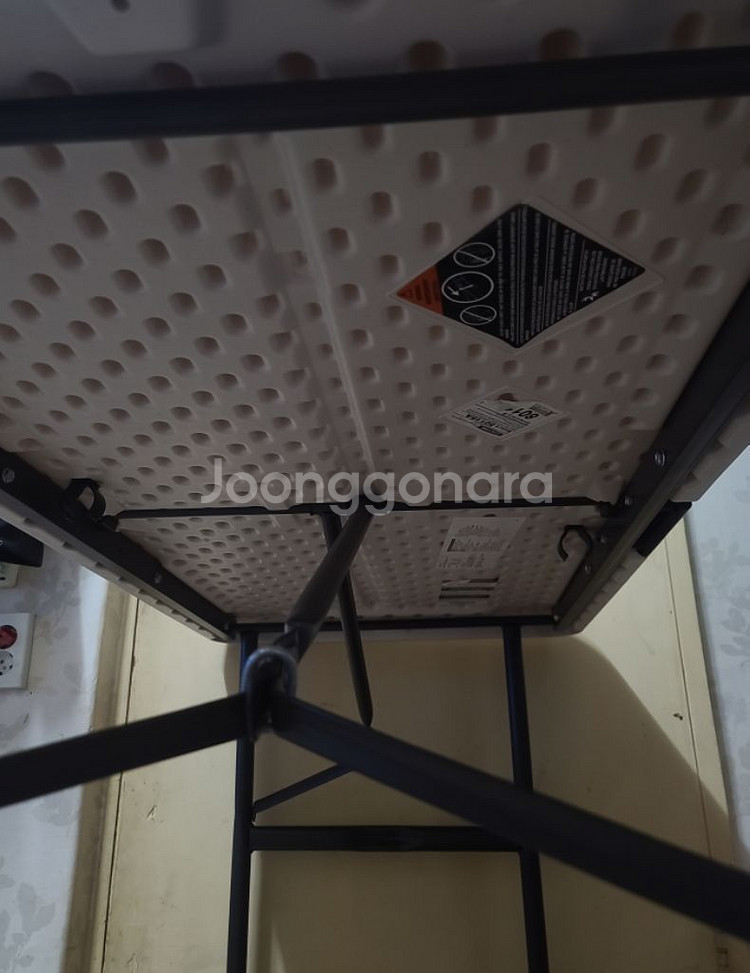 라이프 타임 야외.실내 접이식 중고테이블--3