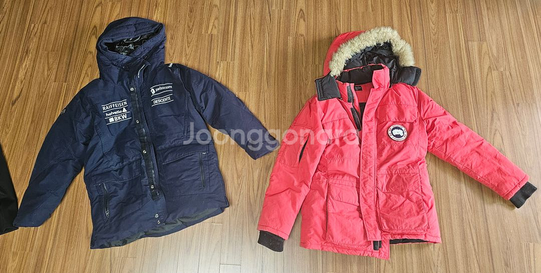 데상트 점퍼 파카 패딩 마인드브릿지코트 팝니다--2