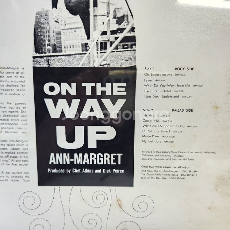 앤 마가렛 ANN MARGRET LP--4