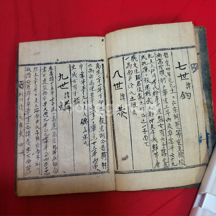 이천 서씨 족보 정리서입니다.고려시대 서희장군 후손분.--3