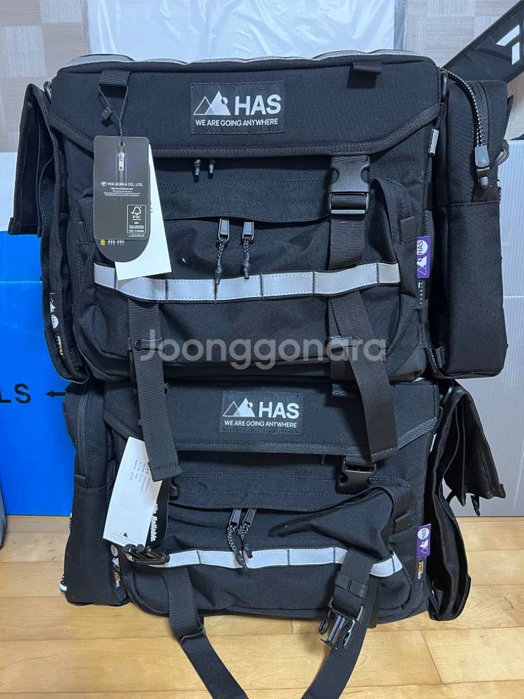 HAS 하스이큅먼트 오버랜더 사이드백 세트 (미사용품)--0