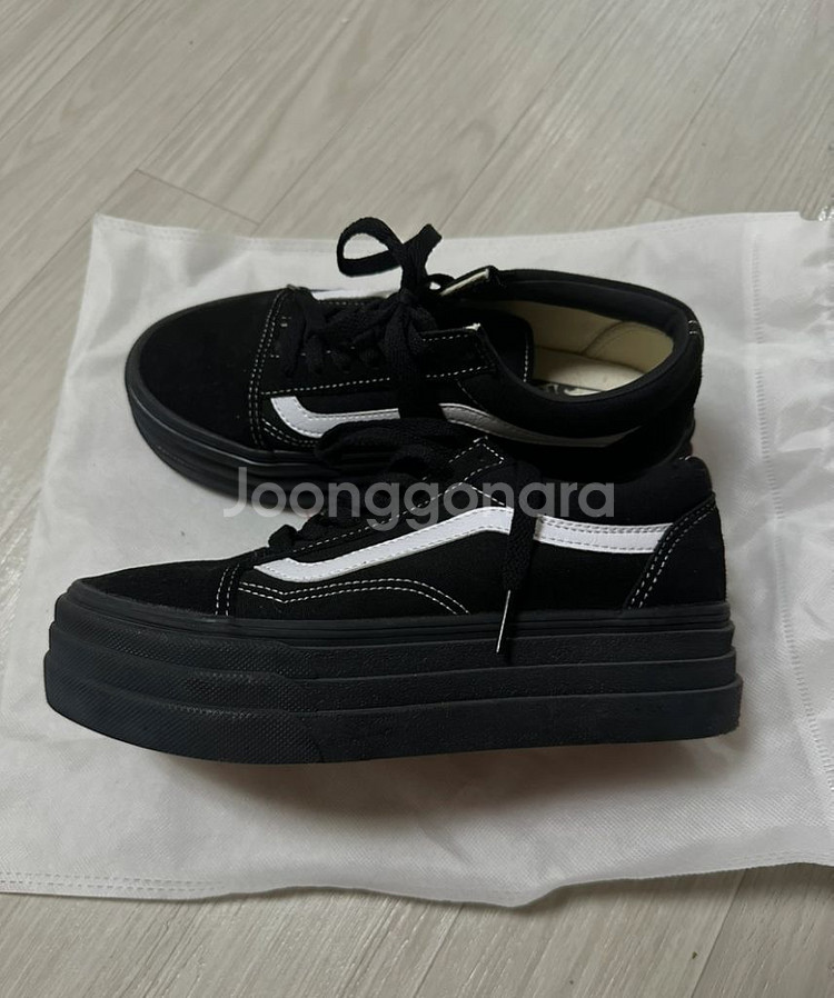 반스 올드스쿨 3sole 블랙 230--1
