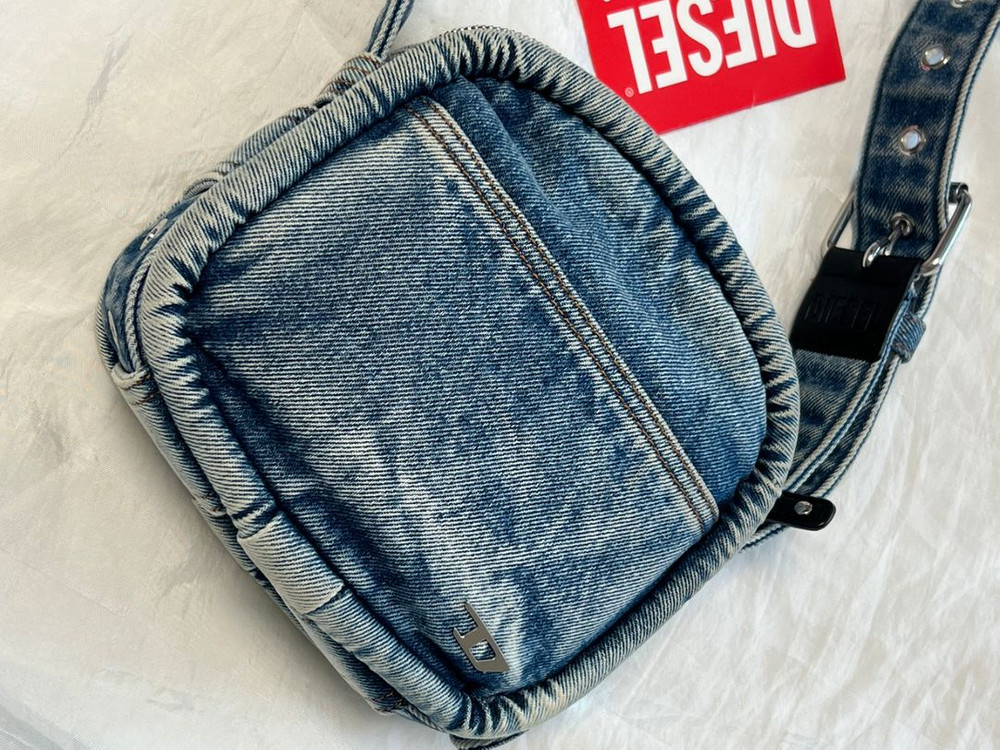 Diesel 디젤 데님 크로스백 숄더백--1
